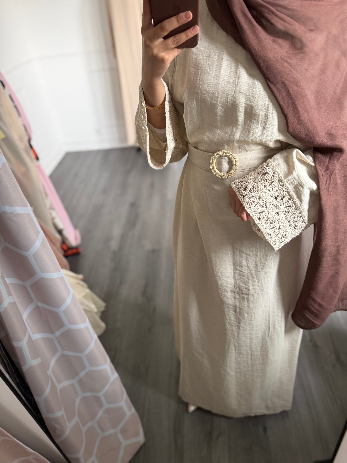 Robe beige