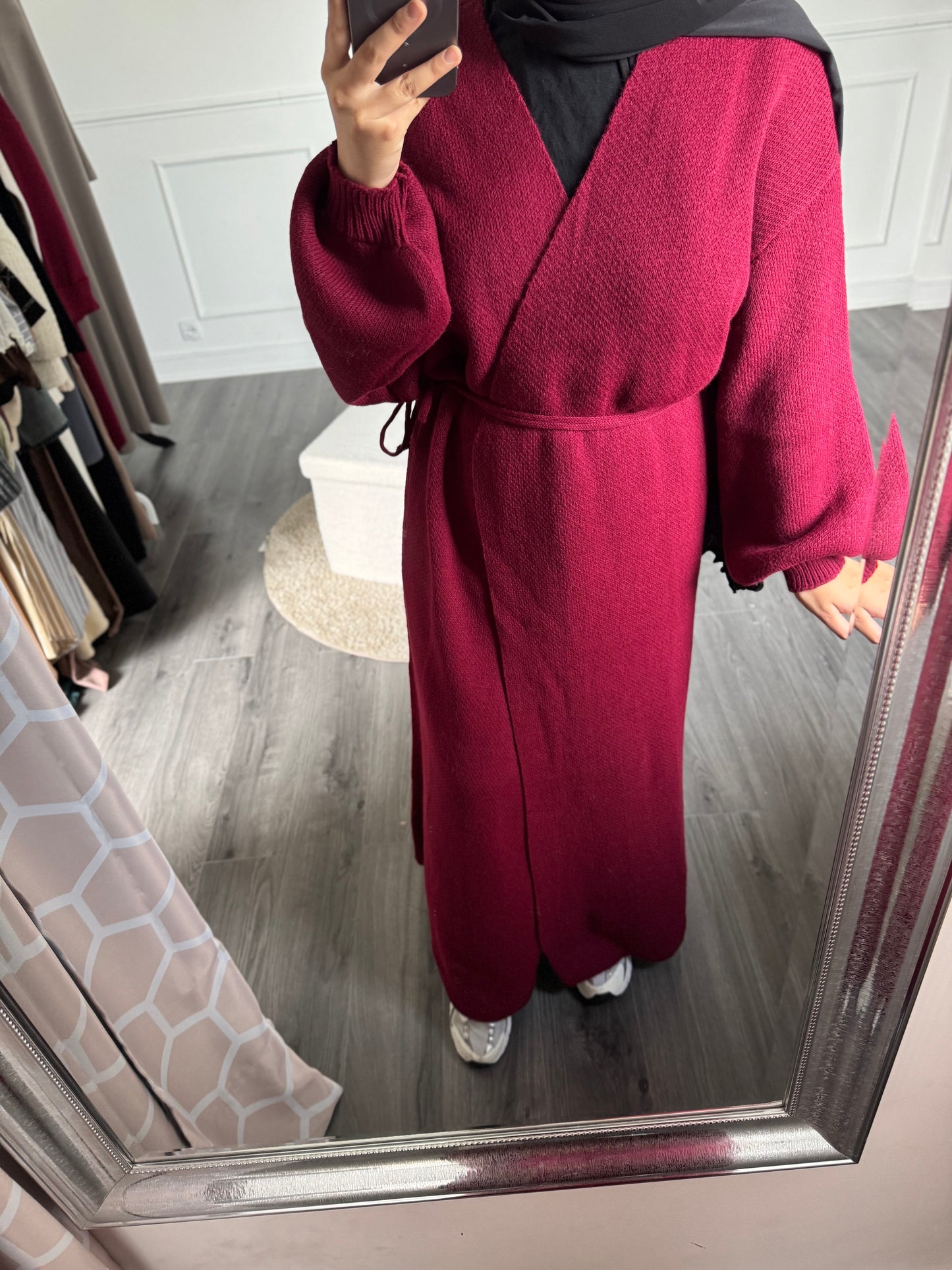 Gilet bordeaux