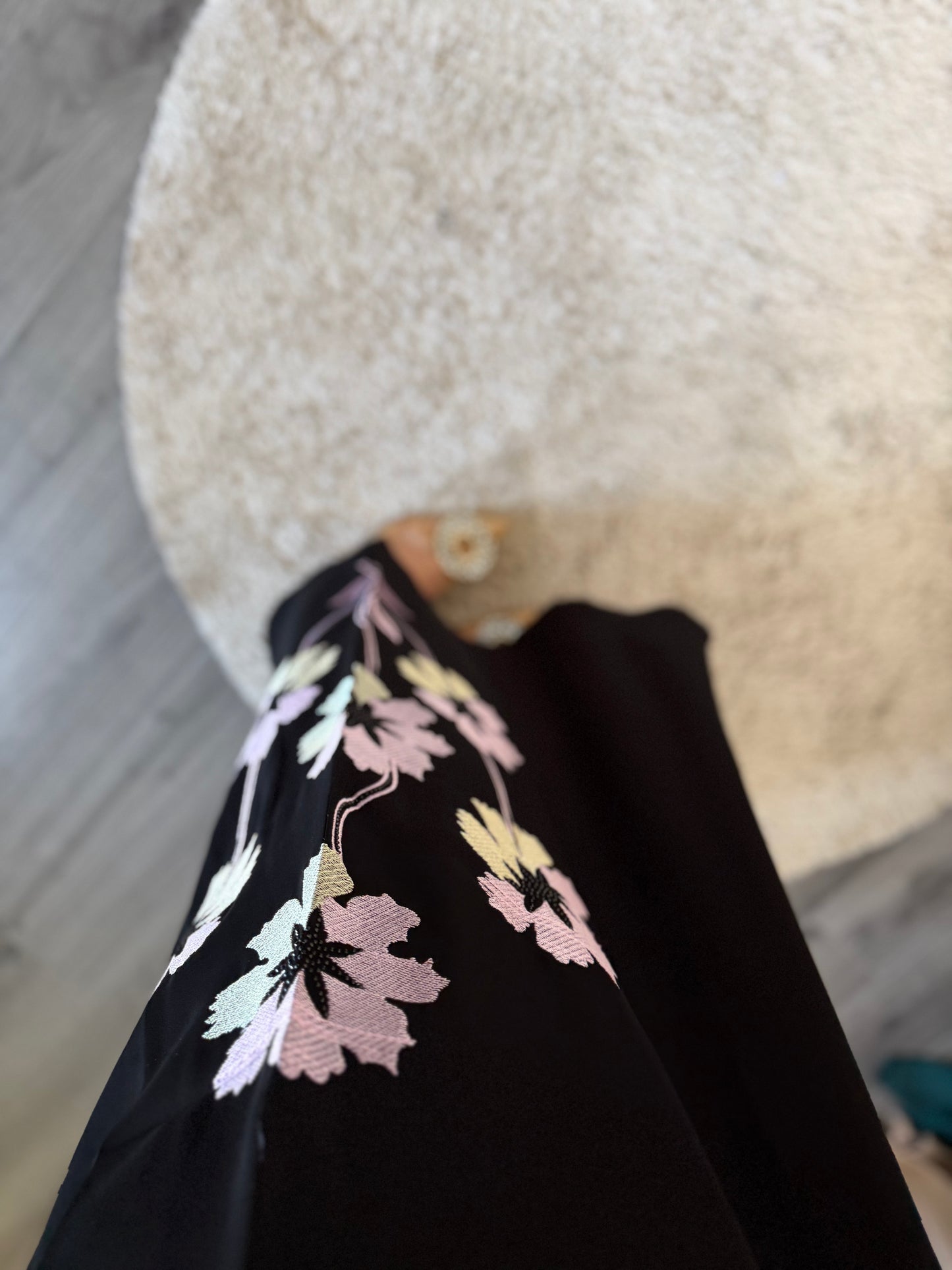 Abaya fleurie Naya