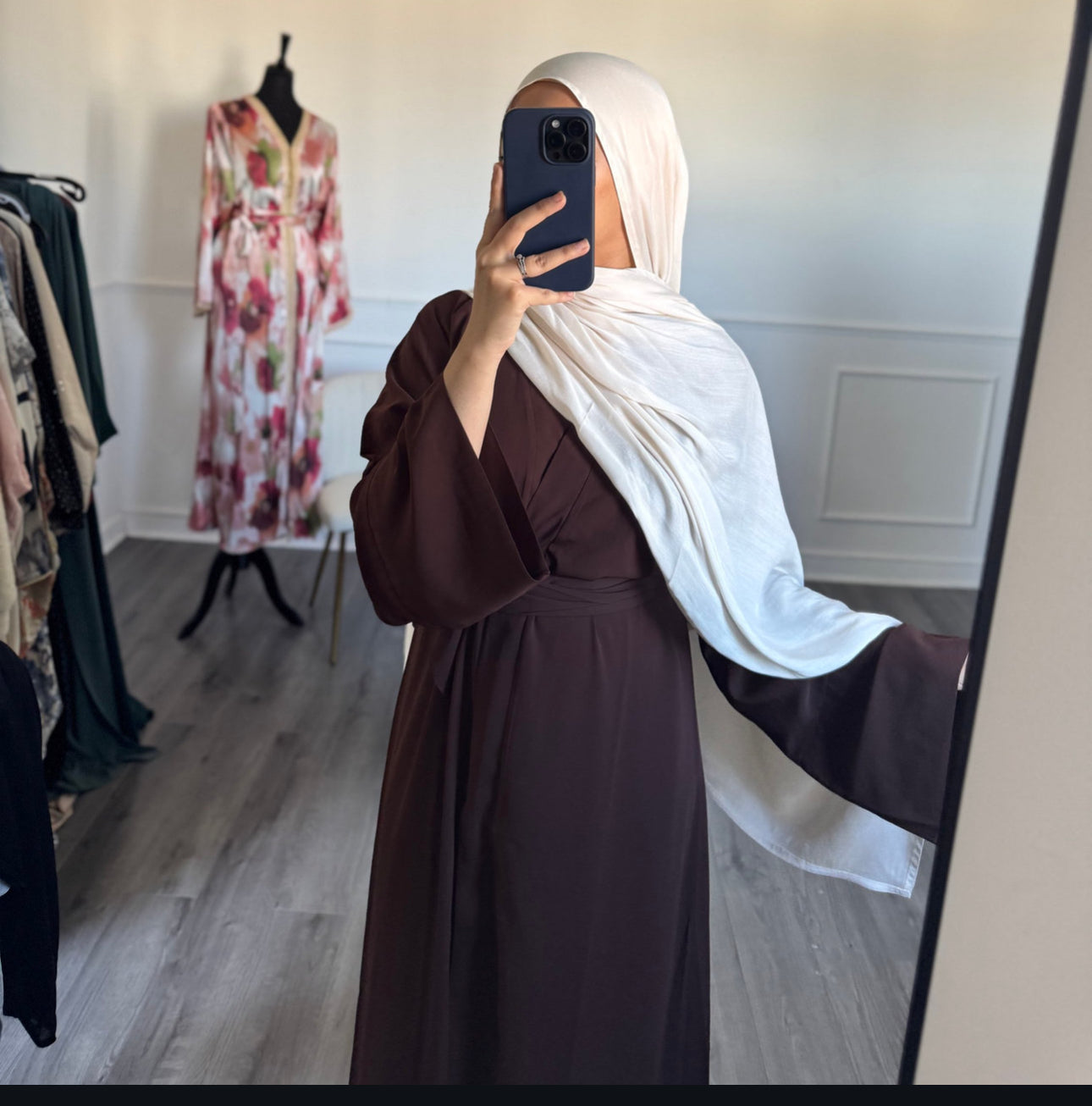 Abaya Enaya Marron