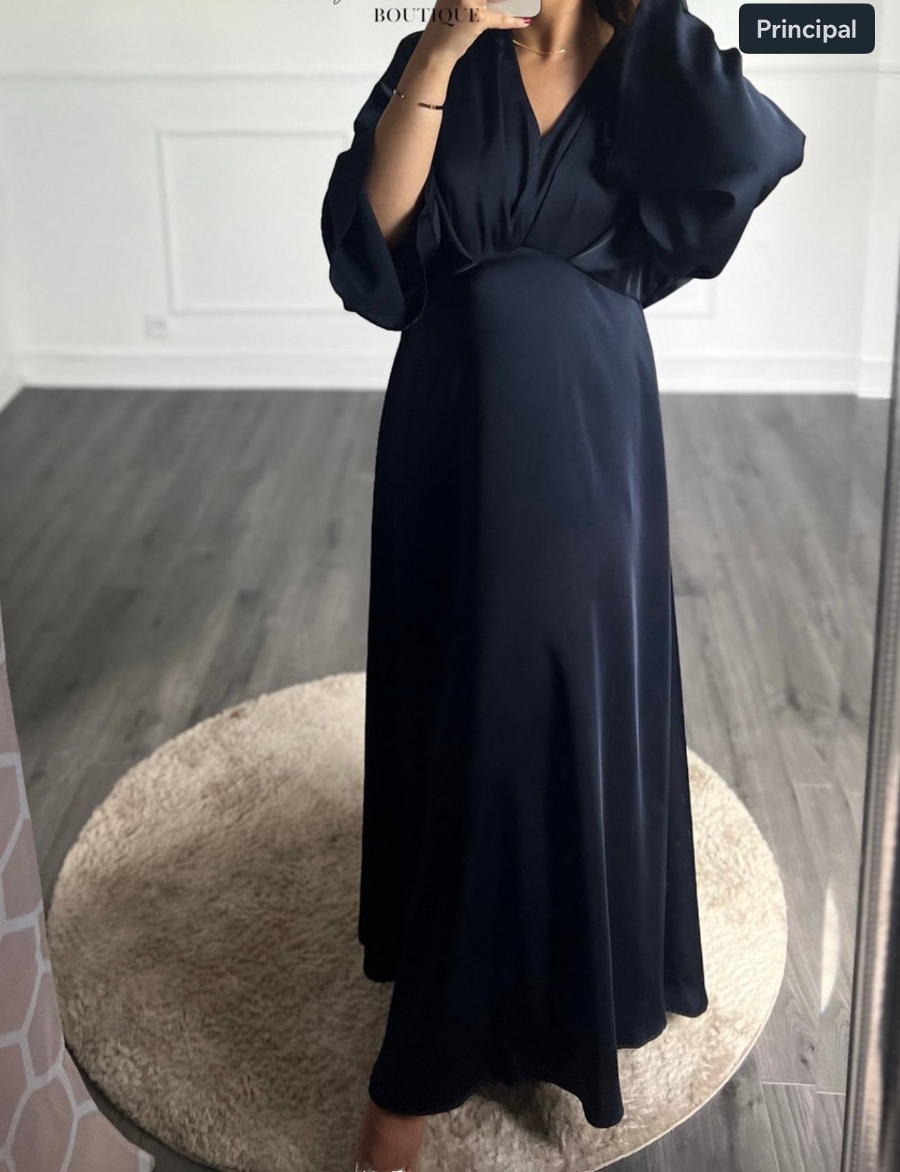 Robe Priscillia Bleu Marine