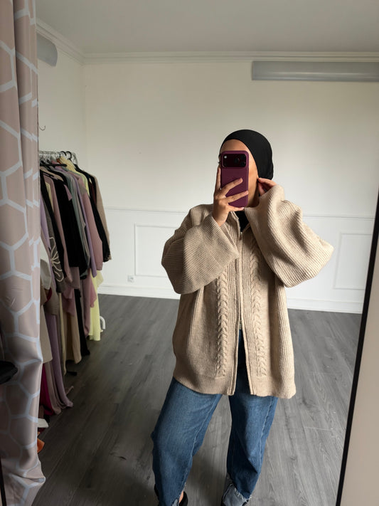 Pull Cosy taupe