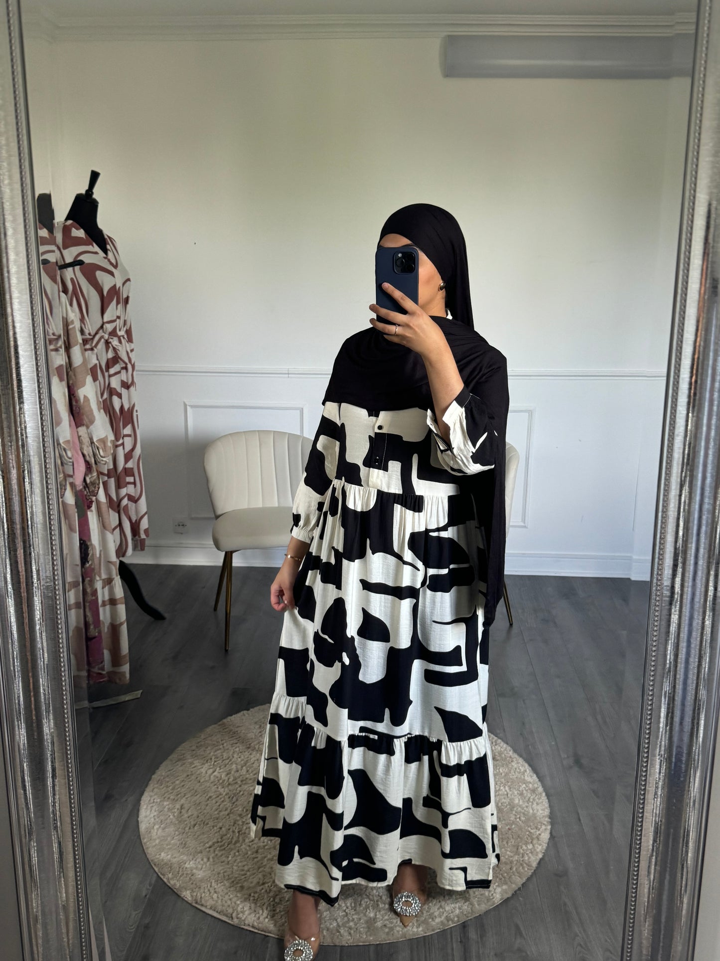 Robe chemise noire