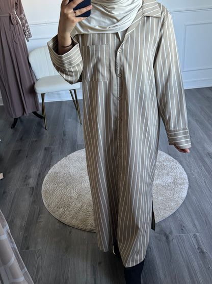 Robe Chemise Luna beige