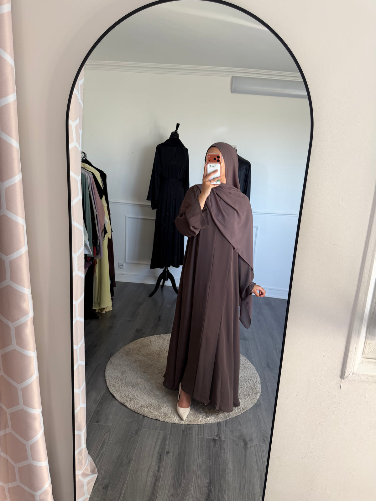 ABAYA SORAYA- Marron poudré