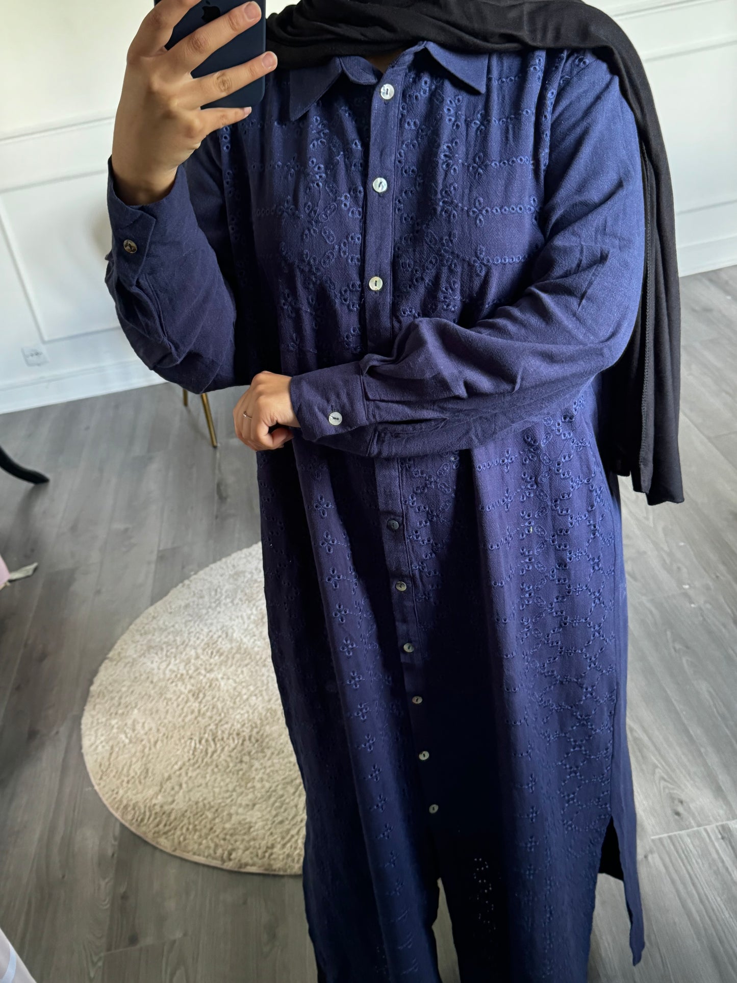 Robe Chemise bleu