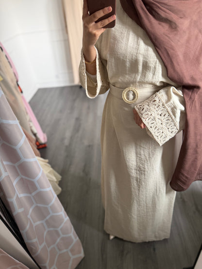 Robe beige