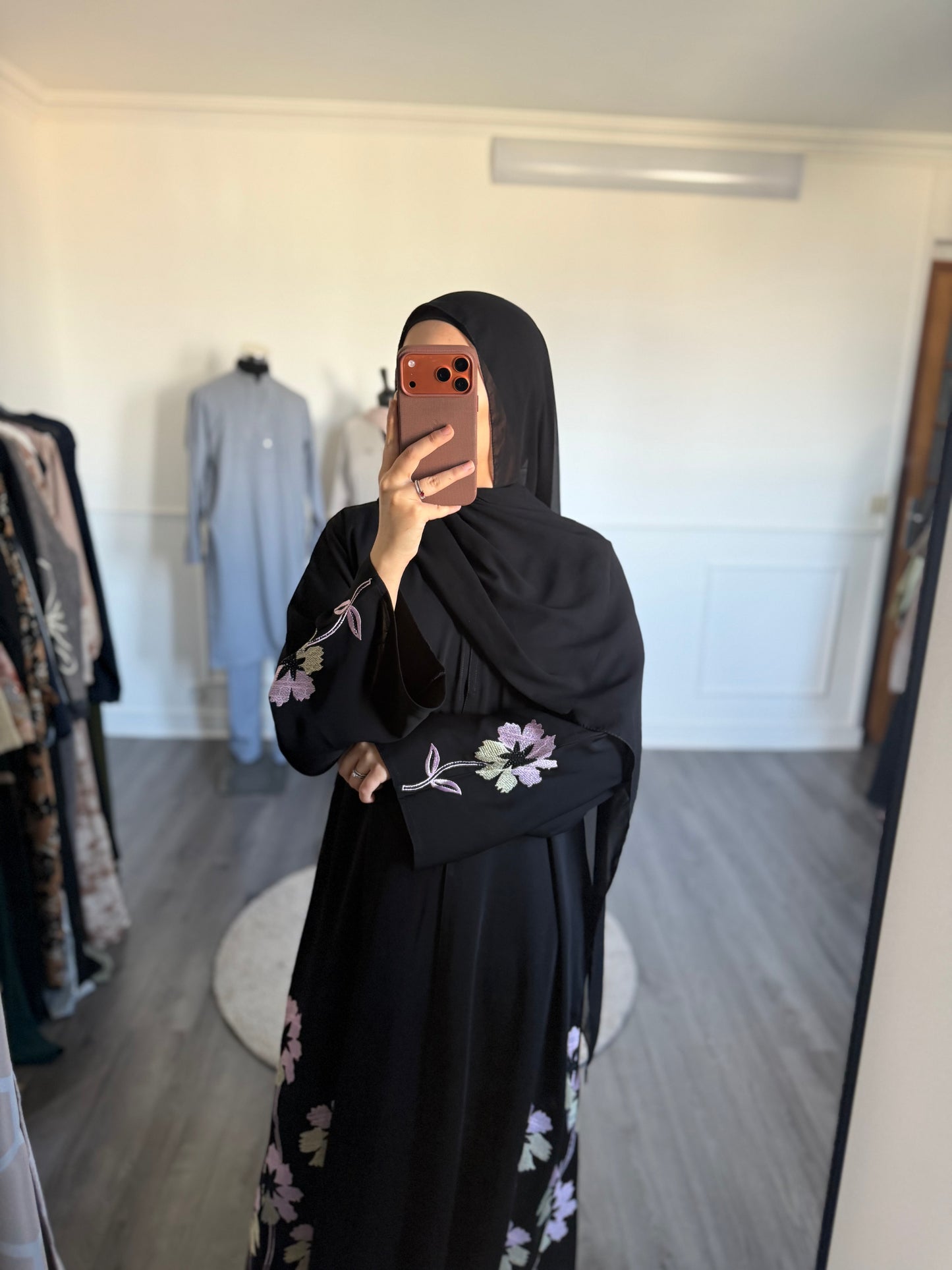 Abaya fleurie Naya