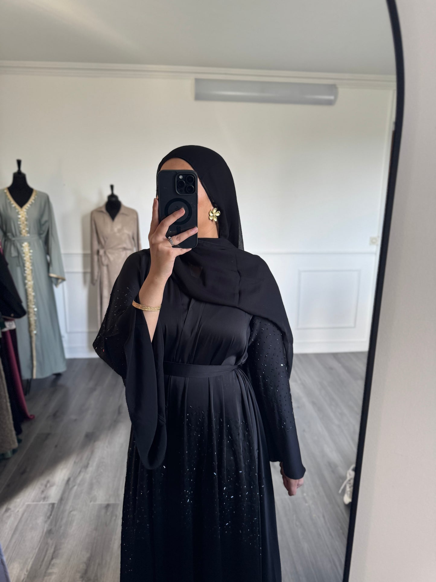 Abaya Luna à strass