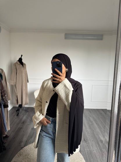 Veste chic crème