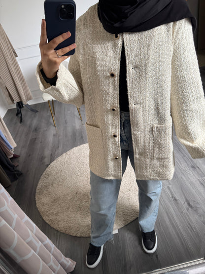 Veste chic crème