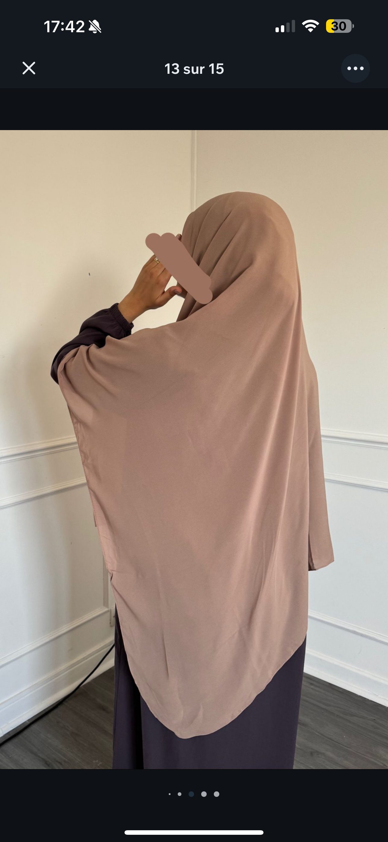 Voile carré mousseline égyptienne