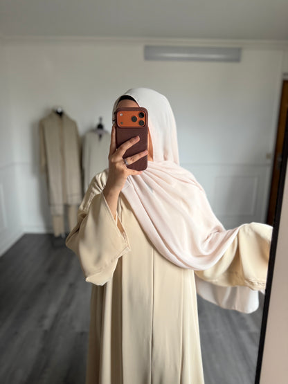 ABAYA SORAYA — beige sous ton different