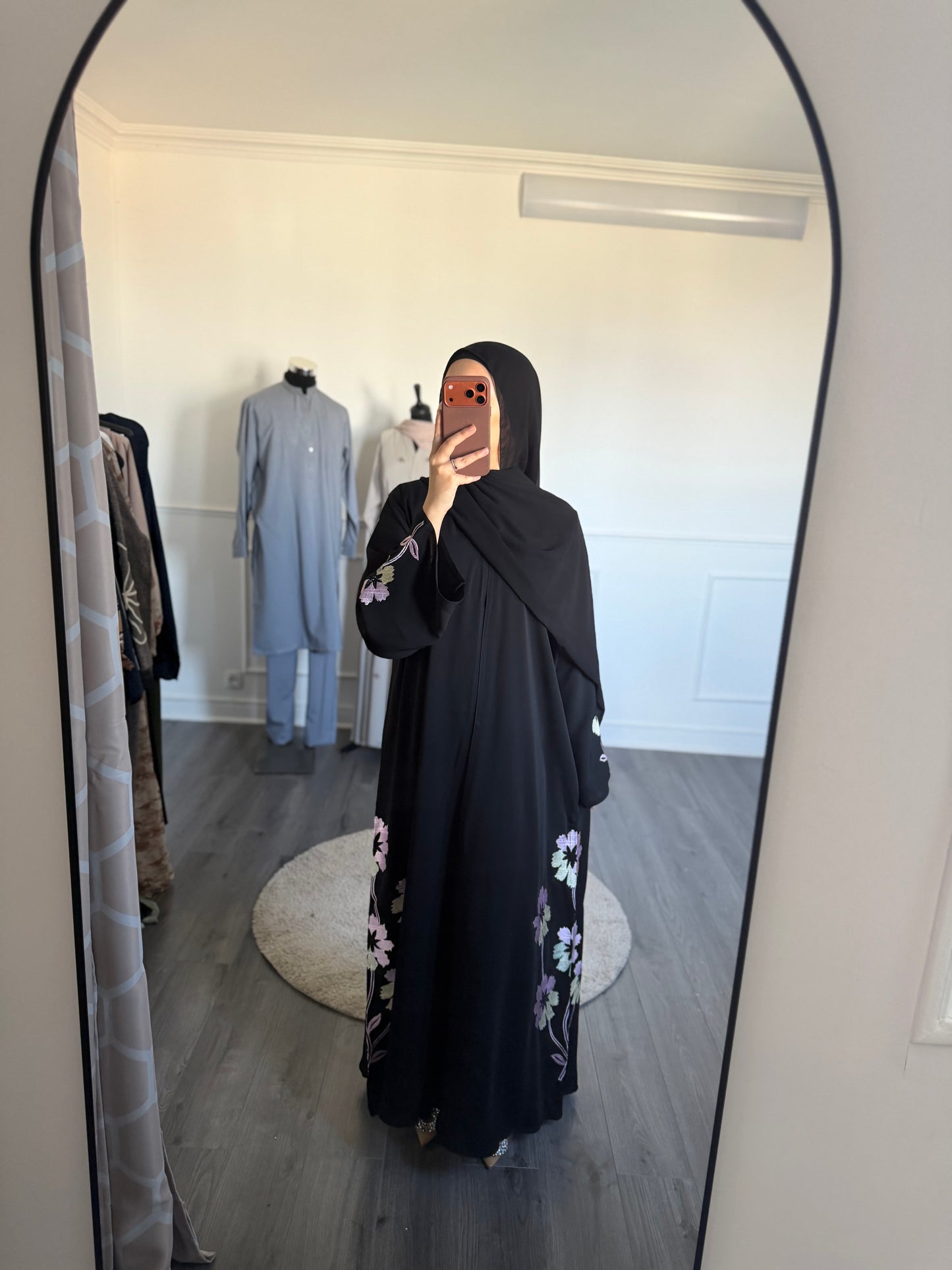 Abaya fleurie Naya