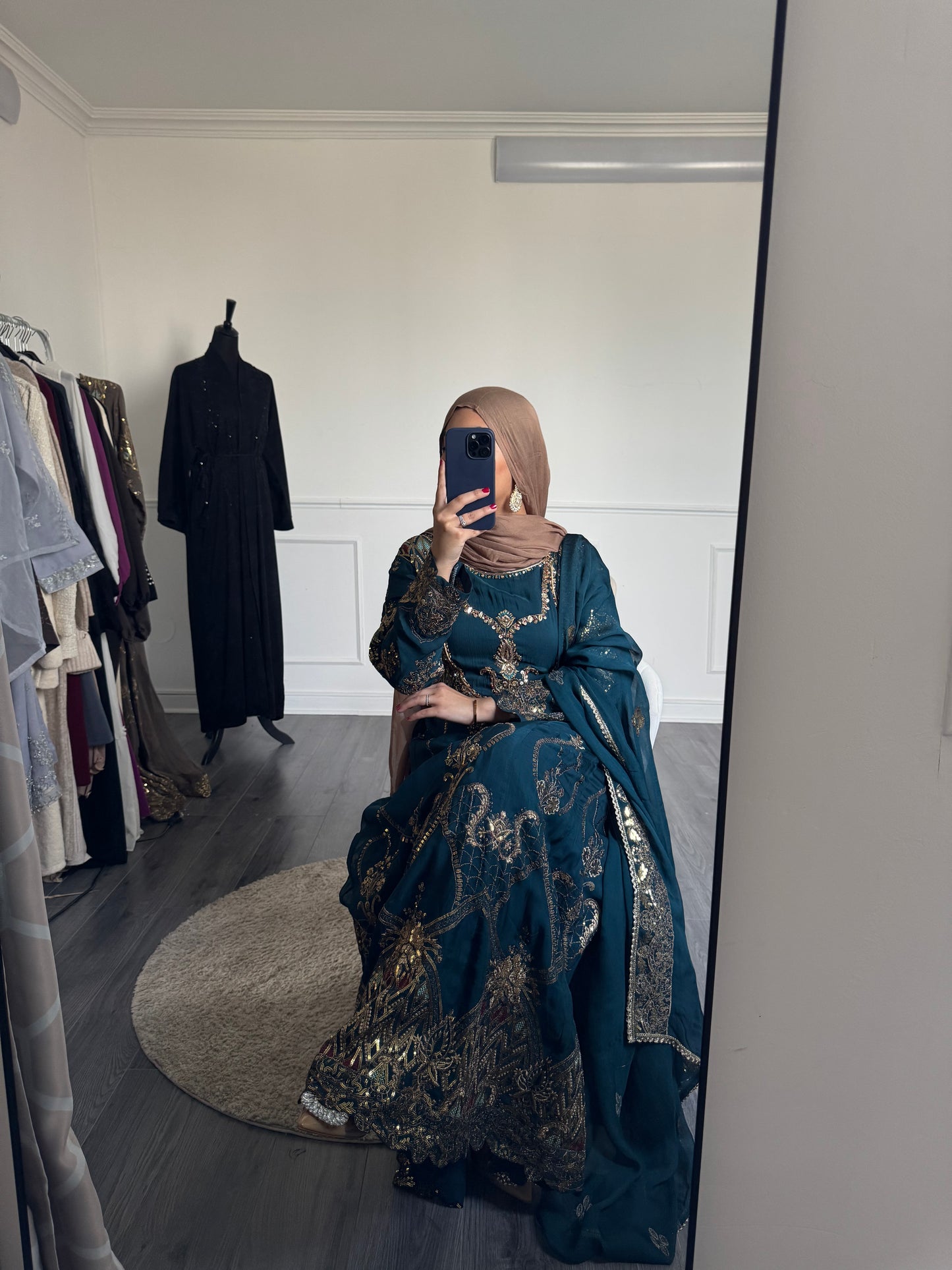 Maxi Laiba - Bleu canard