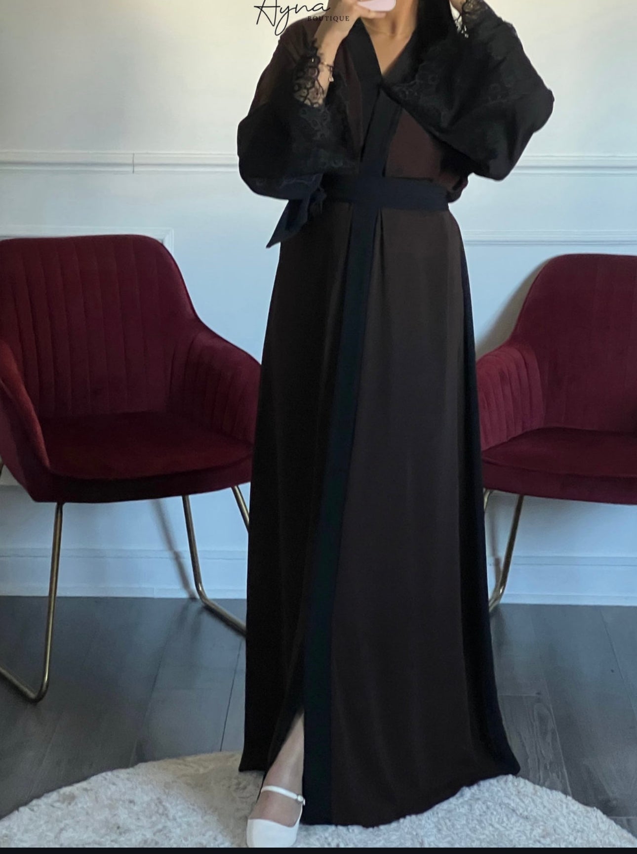 Abaya Hayat - Marron