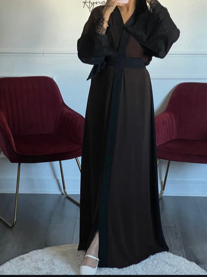 Abaya Hayat - Marron