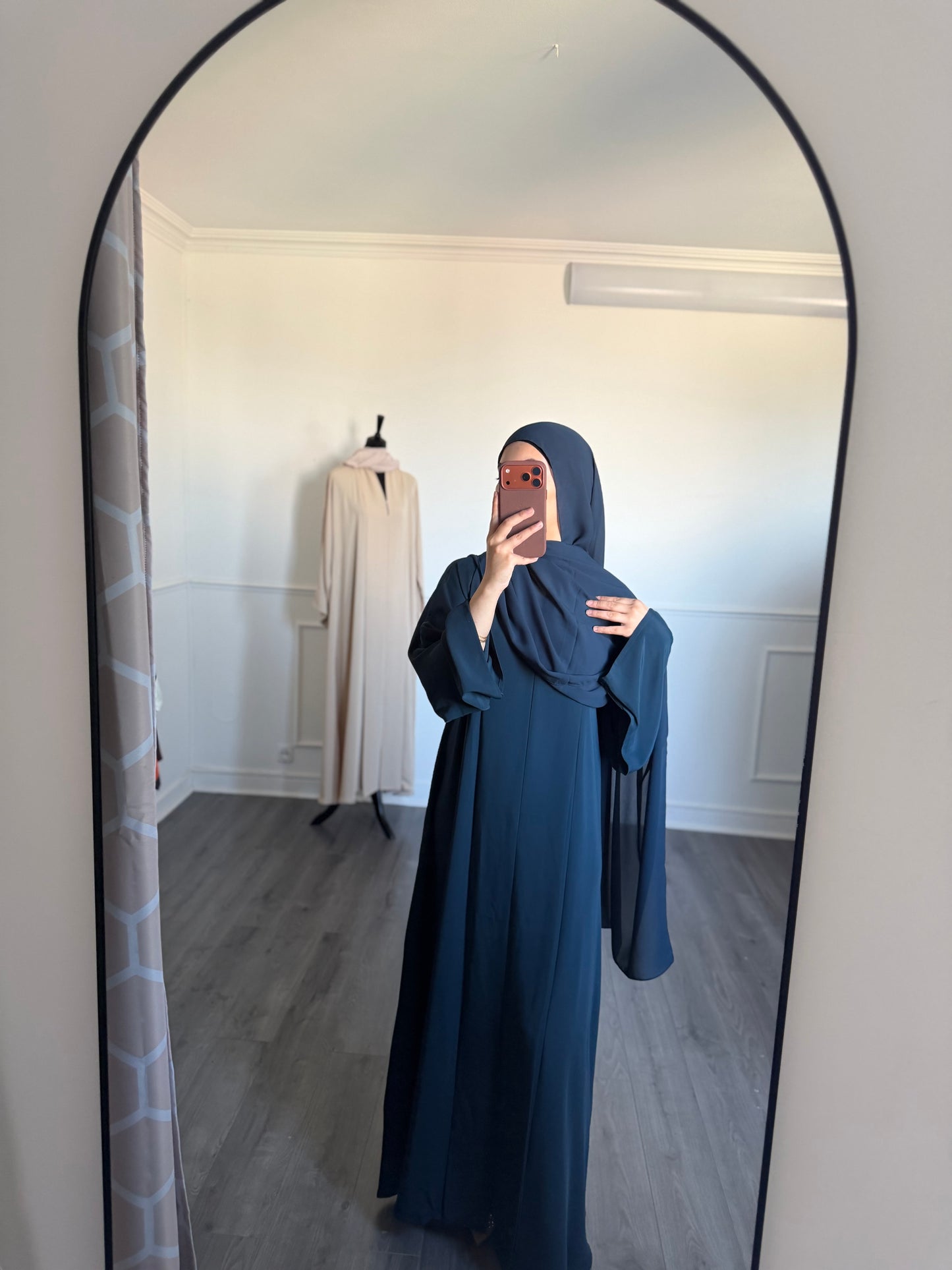 ABAYA SORAYA - Bleu canard
