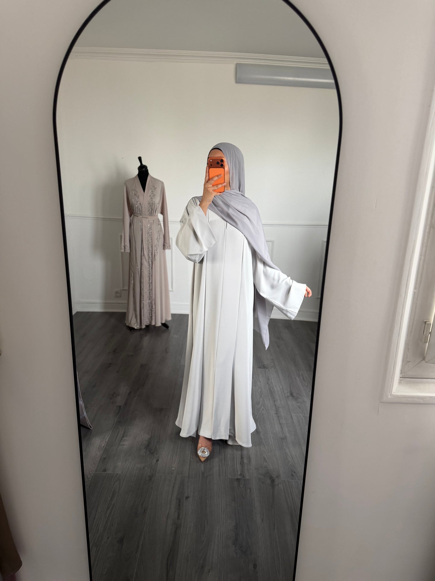 ABAYA SORAYA — Gris clair
