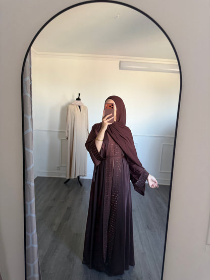 Abaya Meera Marron
