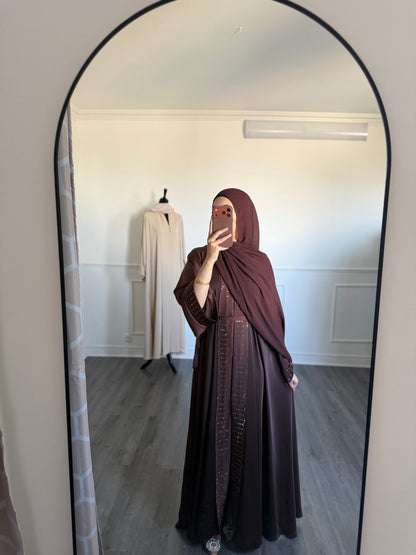 Abaya Meera Marron