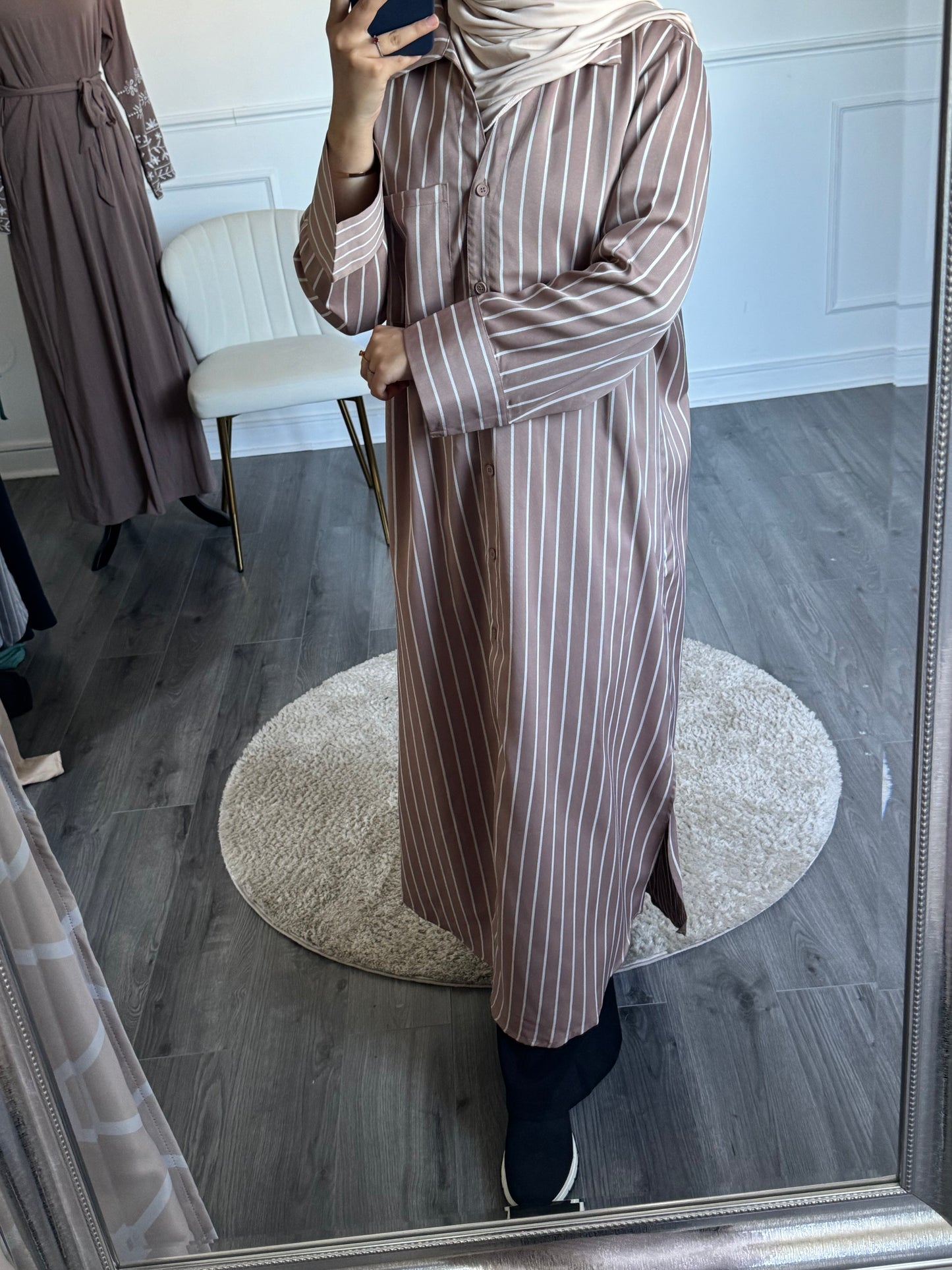 Robe Chemise Luna rose