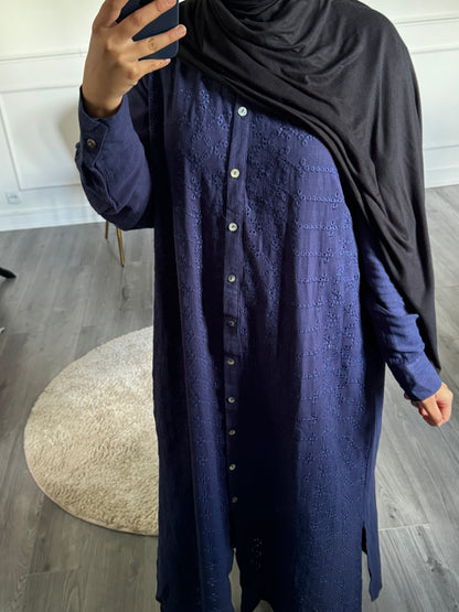 Robe Chemise bleu