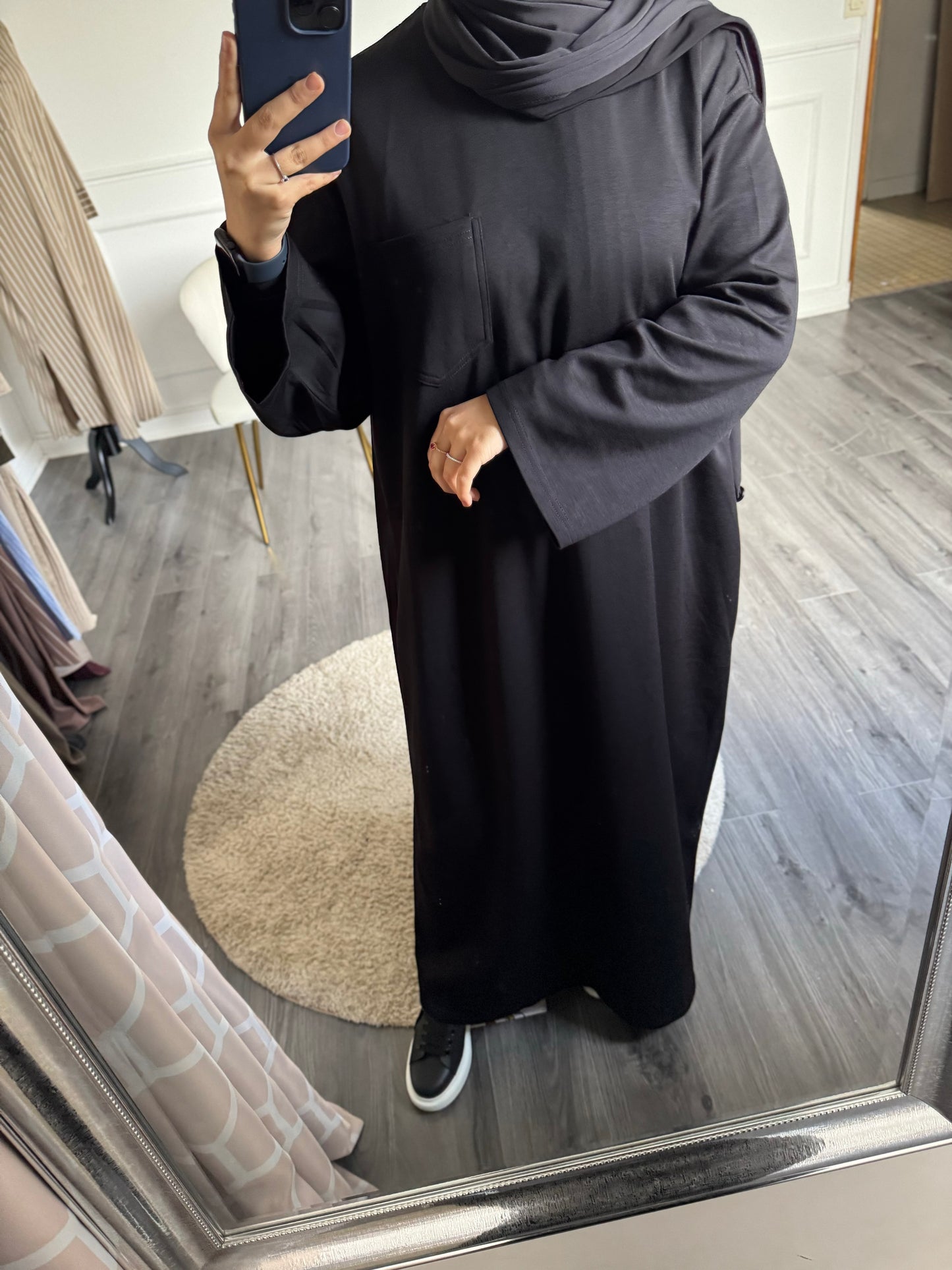 Robe Jersey Noir