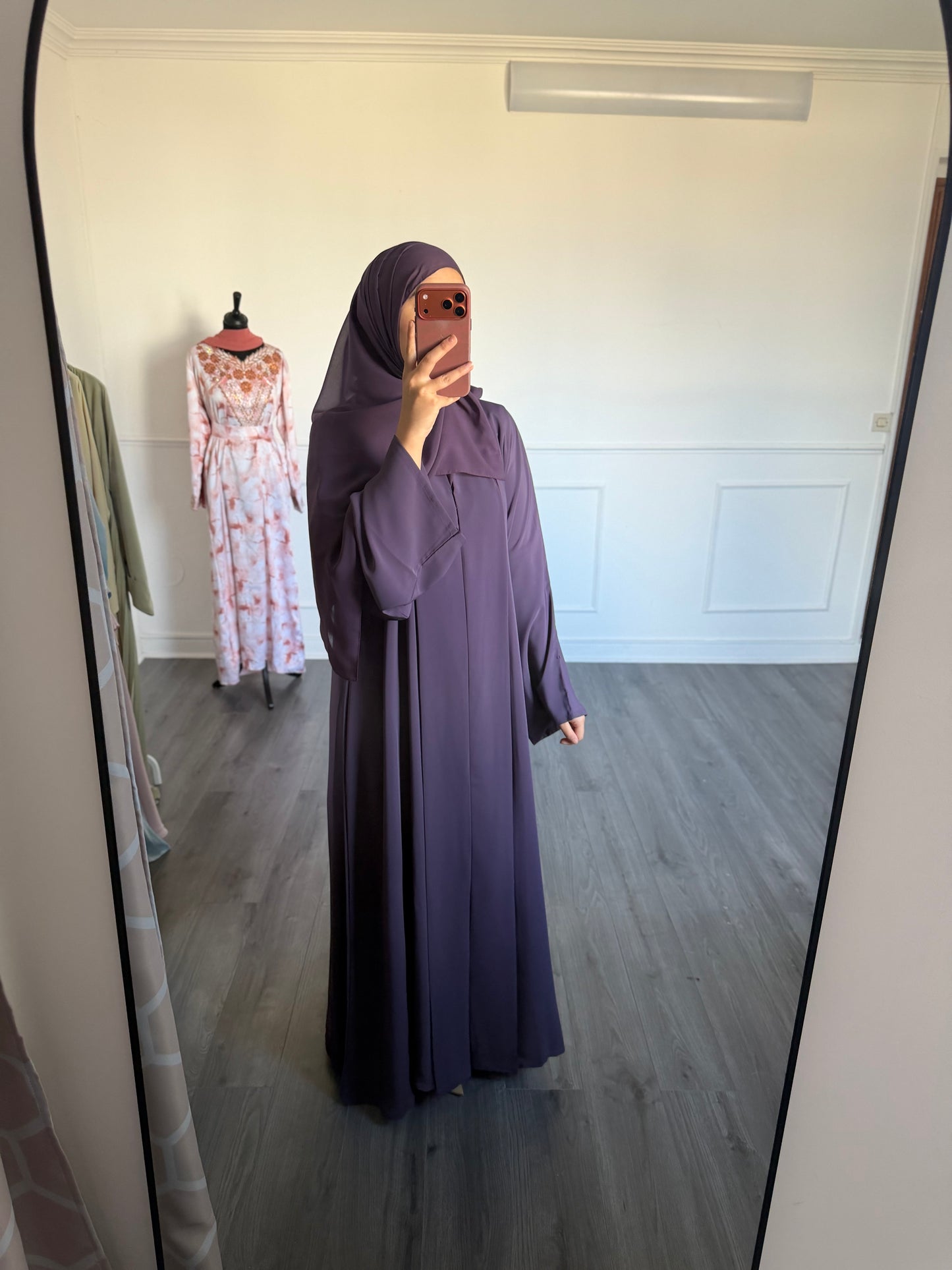 ABAYA SORAYA — Violet foncé