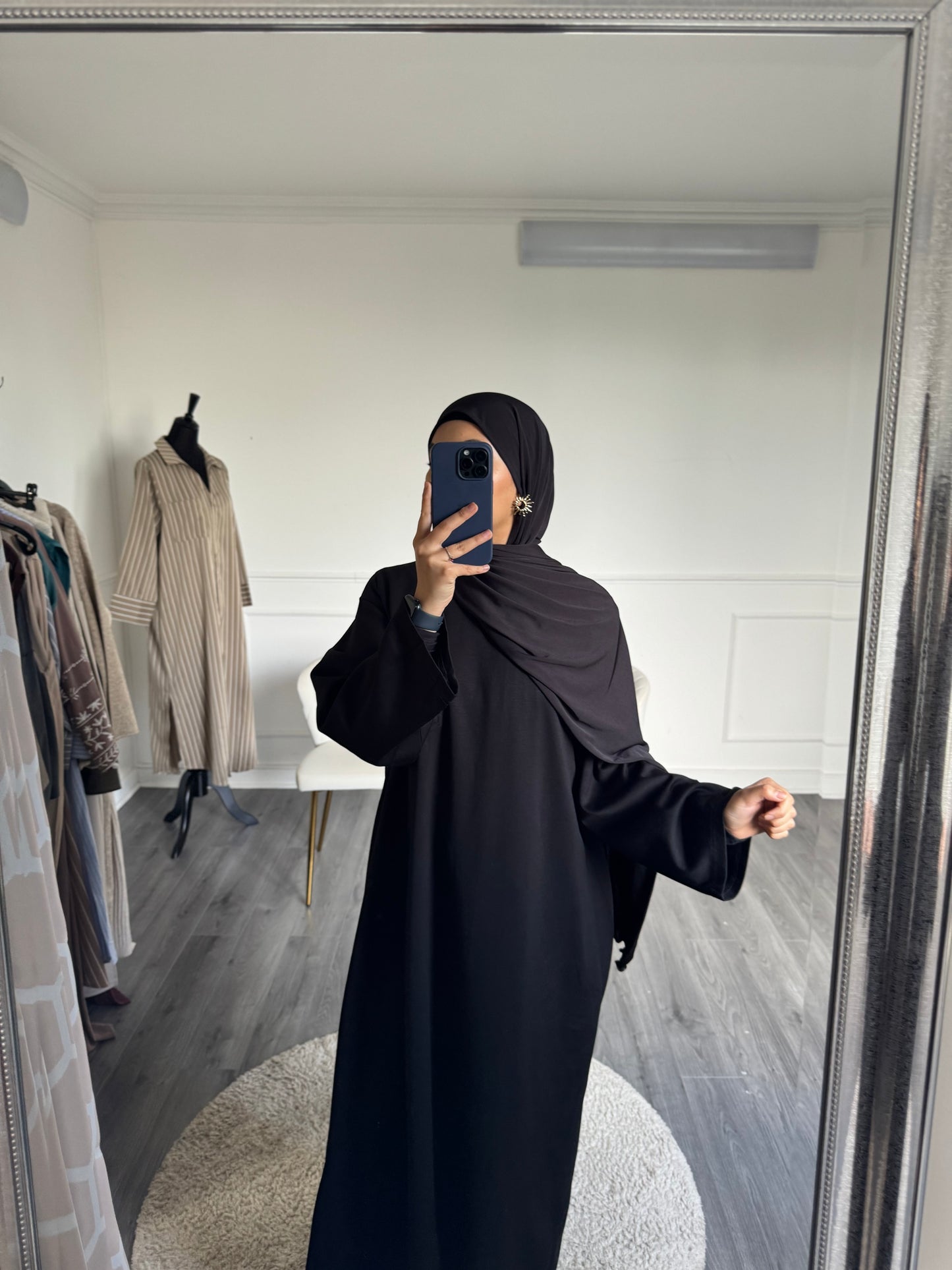 Robe Jersey Noir