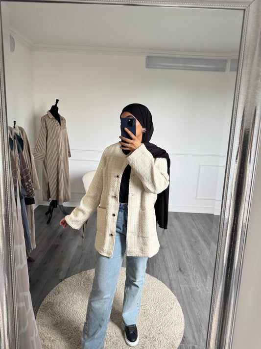 Veste chic crème