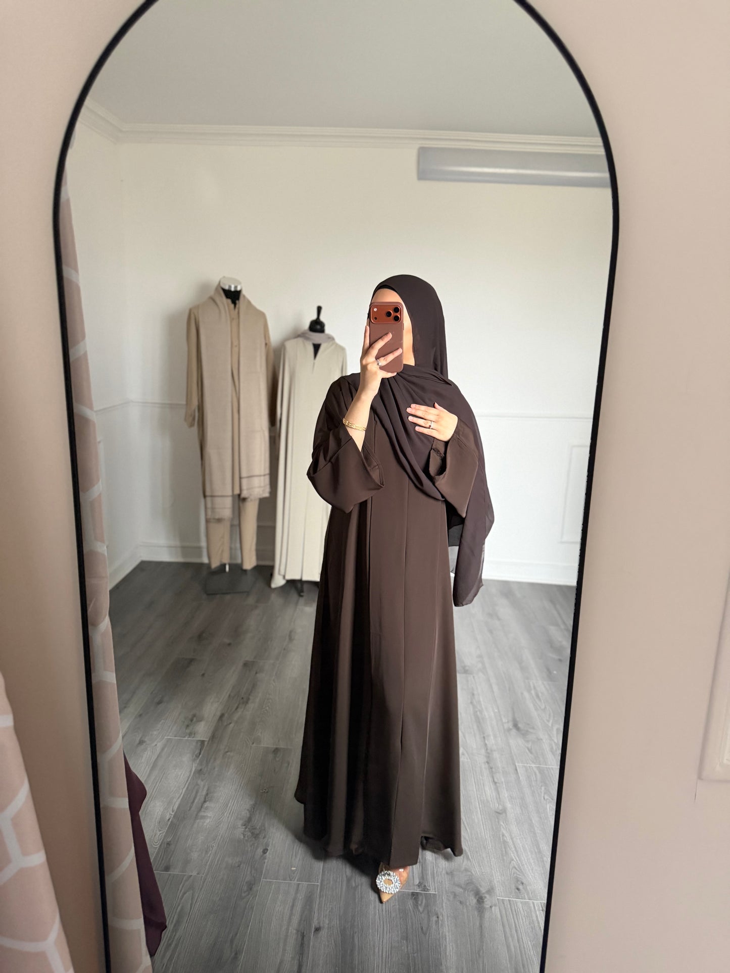 ABAYA SORAYA — Marron Bistre