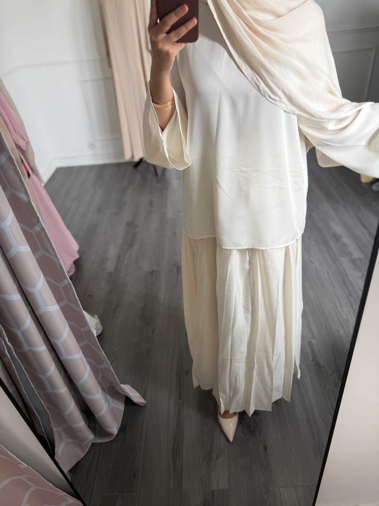 Haut satinée