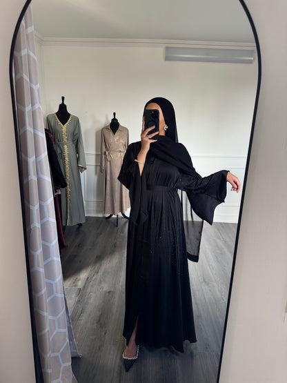 Abaya Luna à strass