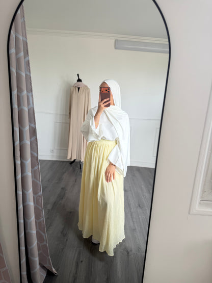 Jupe jaune