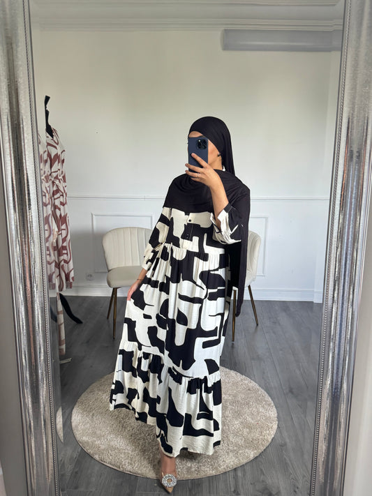 Robe chemise noire