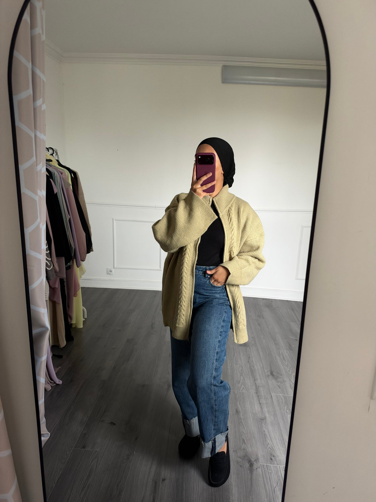 Pull Cosy verte
