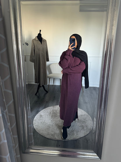 Gilet portefeuille - Prune