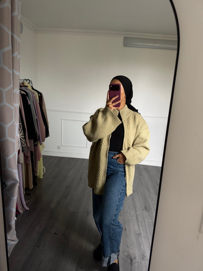 Pull Cosy verte