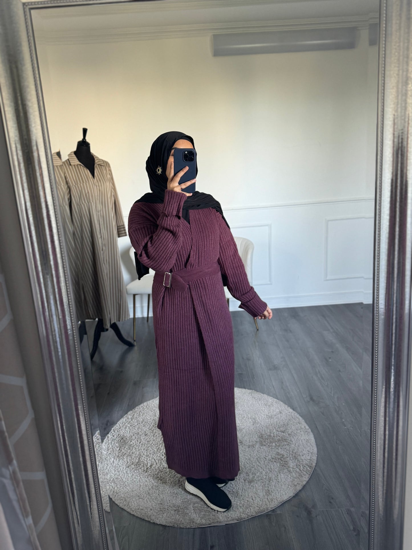 Gilet portefeuille - Prune