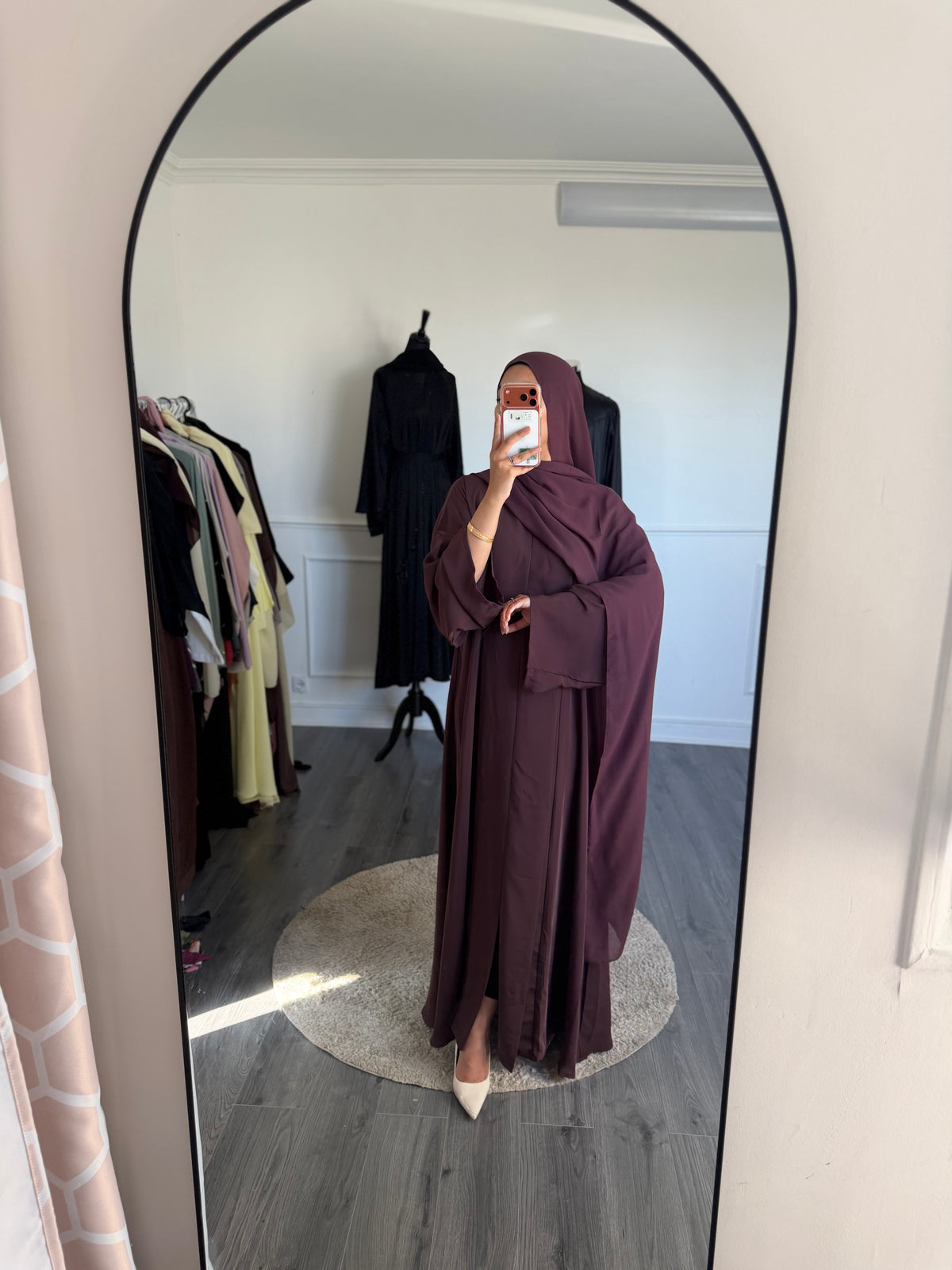 ABAYA SORAYA- Rose balais