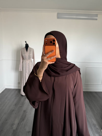 ABAYA SORAYA — Marron froid