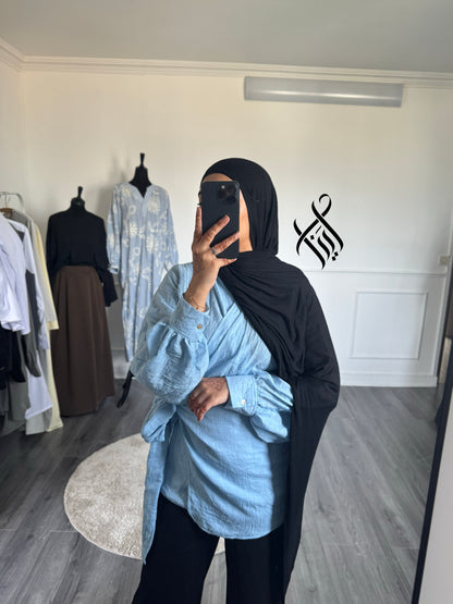 Blouse effet lin