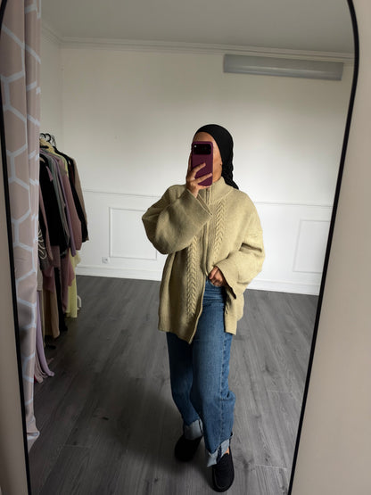 Pull Cosy verte