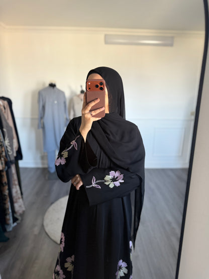Abaya fleurie Naya