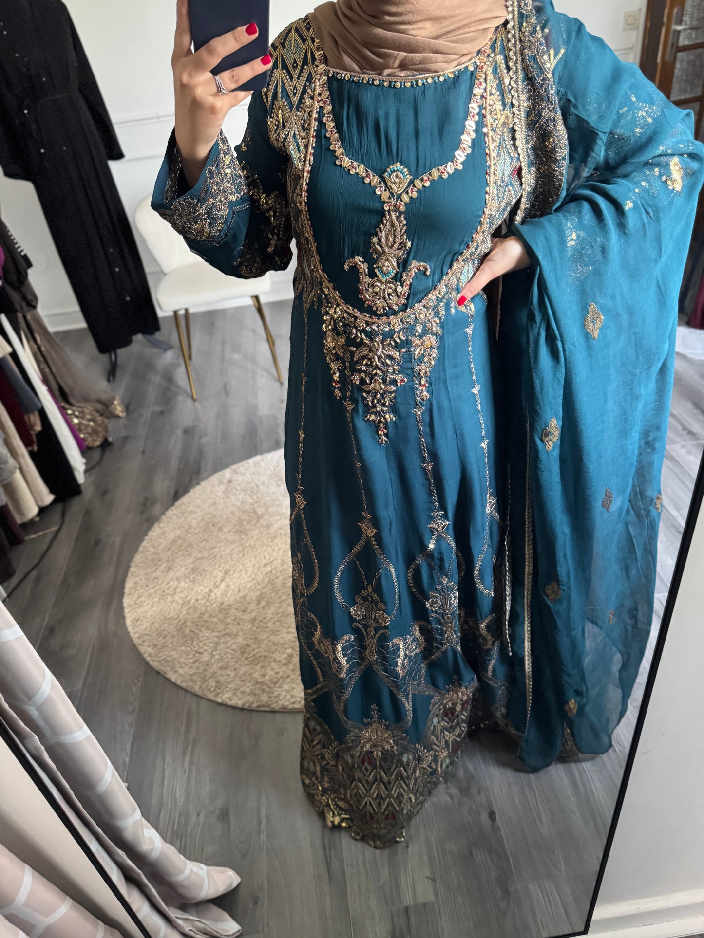Maxi Laiba - Bleu canard
