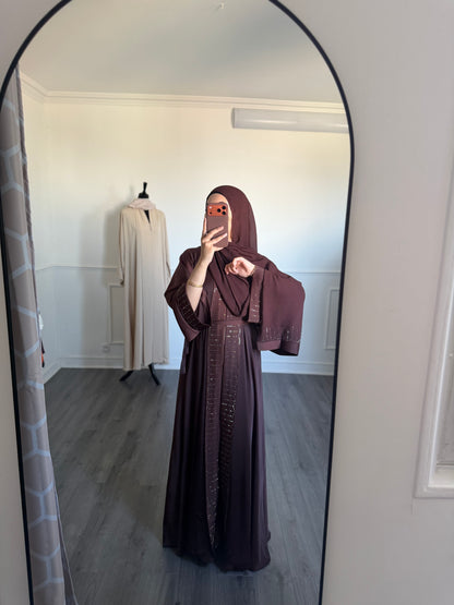 Abaya Meera Marron