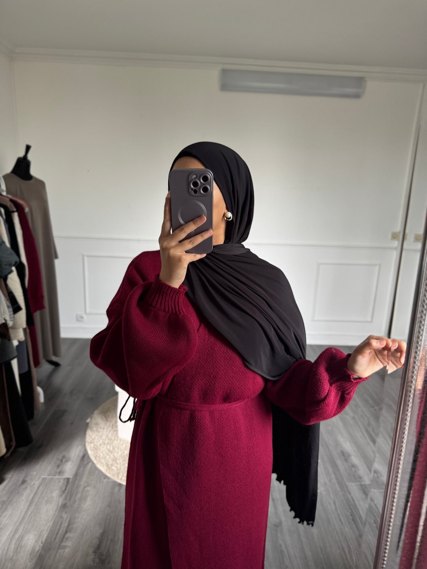 Gilet bordeaux
