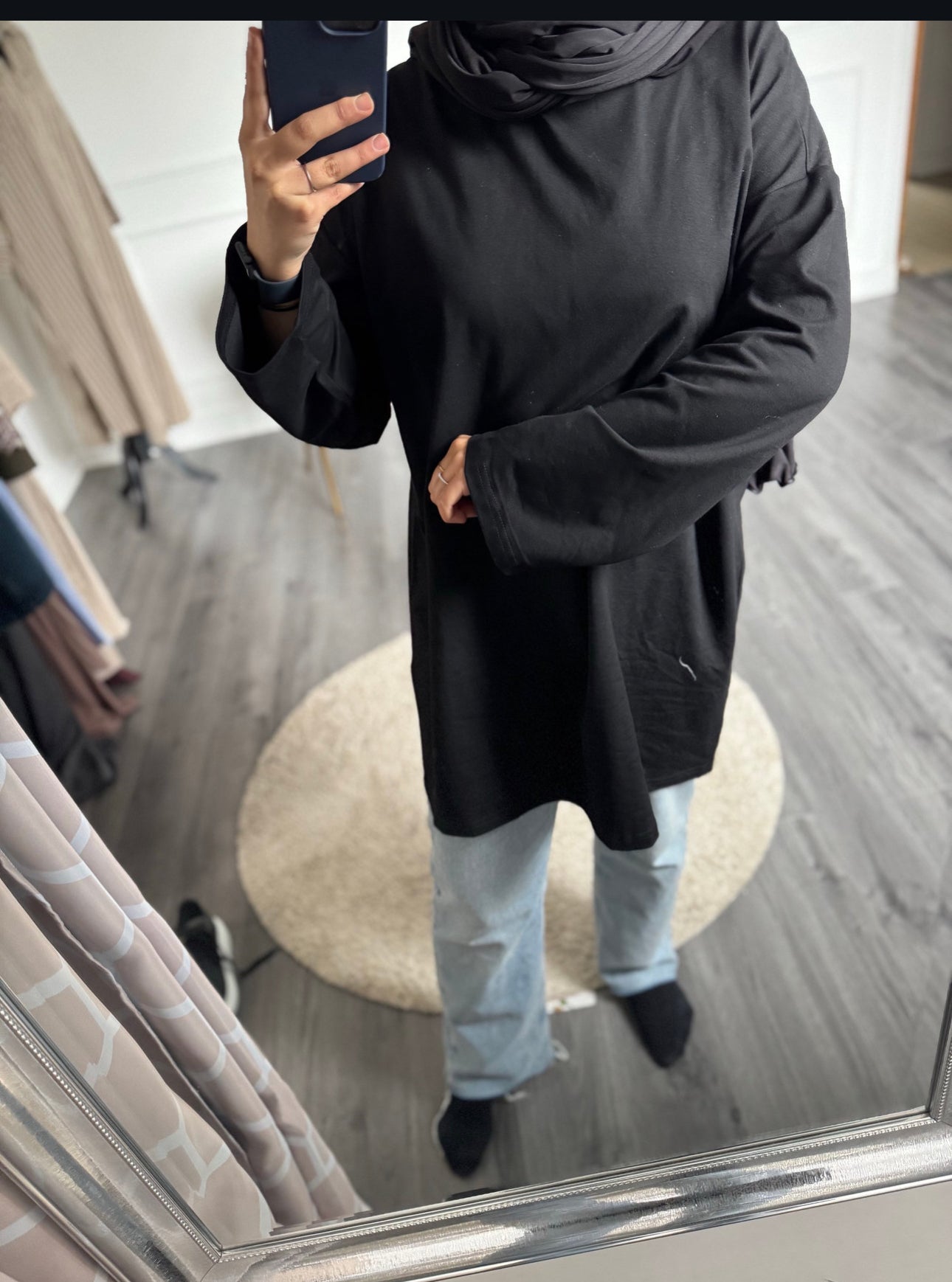 Haut oversize noir