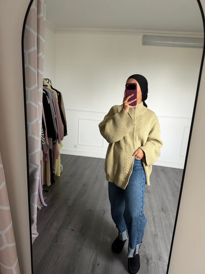 Pull Cosy verte
